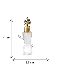 50 cc Elmas Plastik Şişe tuğra kapaklı