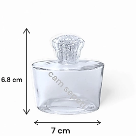 50 CC PARADİSE CAM KOLONYA ŞİŞESİ