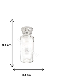 50 cc Yatay Çizgili Plastik Şişe