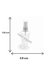 50 cc  Vazo  Plastik Şişe Sprey kapaklı