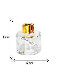 50 cc Silindir Kolonya Şisesi- Gold