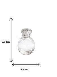 50 cc Elma  Plastik Şişe  kristal Kapaklı