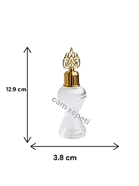 50 cc Pırlanta Plastik Şişe tuğra kapaklı